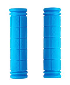 Грипсы резиновые голубые, длина 125 мм, инд. упаковка Vinca Sport