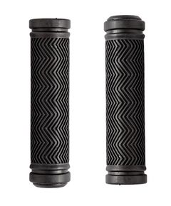 Грипсы резиновые черные, длина 130 мм, инд. упаковка Vinca Sport