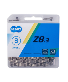 Цепь "KMC" Z-8.1 (новая маркировка KMC вместо Z72), 114 зв., цвет. коробка, с замком, для 8ск. велос