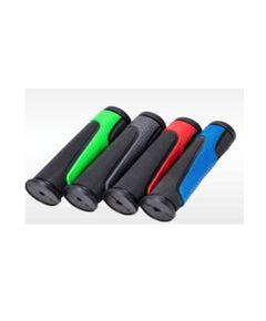 Ручка руля, высокого качества 90 мм(черн/сер,черн/син,черн/красн,черн/зел), (пара),