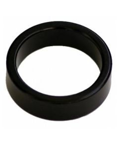 Проставочное кольцо, HJ-AL007 с выемкой, "Alhonga", ширина 10мм, цвет черный, инд. упак., Тайвань.