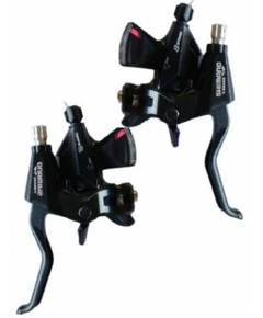 Шифтер/тормозная ручка Shimano Tourney ST-EF65 лев/пра 3*8ск черный тр.+оплетк ESTM3102PTAL