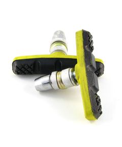 Тормозные колодки, согласно стандарту EN14766/SGS/REACH, пара, желтые с черным,инд.уп. Vinca Sport