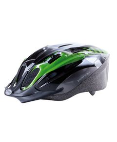 Шлем 5-731037 с сеточкой 11отв. 54-58 см черно-бело-зеленый
