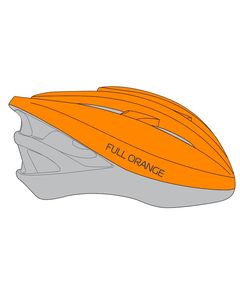Шлем взрослый, 19 вент. отверстий, размер M/L(57-62), оранжевый, инд. уп. Vinca Sport