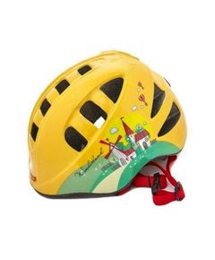 Шлем детский с регулировкой, размер S(48-52см), цвет желтый,"город" VINCA SPORT