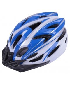 Шлем взрослый IN-MOLD, размер в ассорт., сине-белый