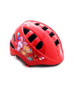 Шлем детский с регулировкой, S(48-52см), рисунок - "мишка, зайка".Vinca Sport