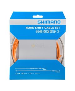 Трос+оплетка перекл Shimano SP41 оранж Y60098017 (10210020/230413/0005190, ЯПОНИЯ)