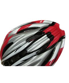 Шлем защитный HW-1/600074 (LU088850) серо-черно-бело-красный