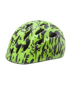 Шлем защитный HB10 черно-зеленый/600091.(Динозаврики)