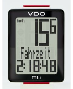 Велокомп. 4-30010 VDO M1.1 NEW 5 ф-ций 3-строчный дисплей черно-белый (Германия)