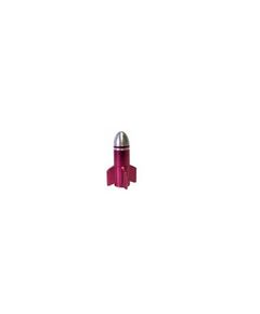 Колпачек "ракета" для ниппеля A/V + F/v , красный алюмин.