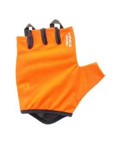Перчатки велосипедные, оранжевые, размер S