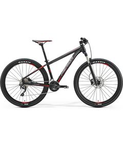 Велосипед MTB Merida Big.Seven 500 Matt Black (red/grey) (2017)