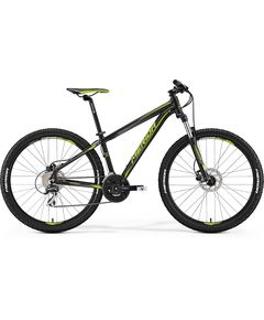 Велосипед MTB Merida Big.Seven 20-D Matt Black (green) (2017)