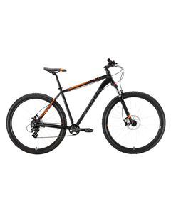 Велосипед Stark'22 Hunter 29.3 HD чёрный/оранжевый 18"
