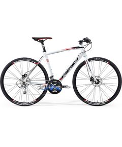 Гибридный велосипед Merida SPEEDER 200-D WHITE (BLACK/RED) (2015)  59 см