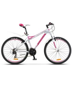 Велосипед Stels Miss-8100 V Белый/Розовый (16 г)  (17')