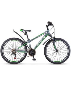 Велосипед Stels Navigator 24" 400 V V040 Серый/Зеленый  (12")