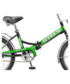 Велосипед Stels 20" Pilot 410  (Черный/Зеленый) (20")