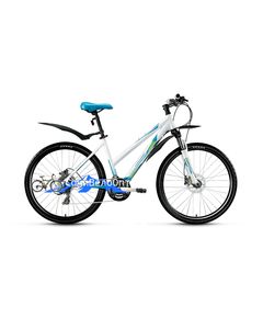 Велосипед Forward Jade 3.0 Disc 26 (2017) Синий/Белый Рама 17