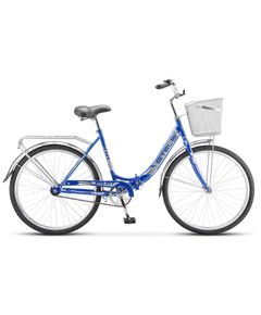 Велосипед Stels 26" Pilot 810 (с корзиной) (LU093334) (Синий)