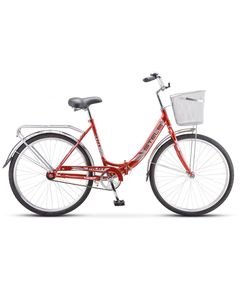 Велосипед Stels 26" Pilot 810 (с корзиной) (LU093334) (Красный)