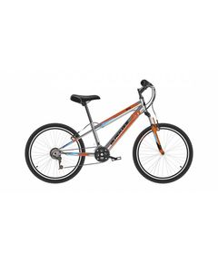 Велосипед Black One Ice 20 серебристый/оранжевый/голубой 10"