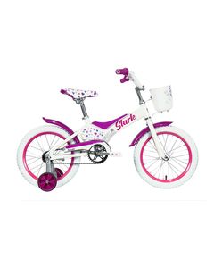 Велосипед Stark'21 Tanuki 16 Girl белый/розовый