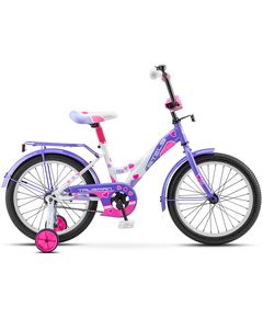 Детский велосипед Stels Talisman 18 Белый-фиолетовый