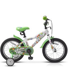 Велосипед Stels 16" Pilot 180 (Белый/Зеленый)