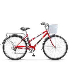 Велосипед Stels Navigator 28" 350 Lady Z010 (с корзиной) (LU085345) (Красный)