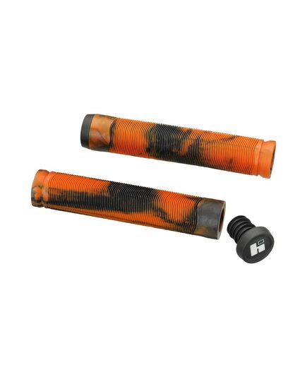 Грипсы HIPE H4 Duo, 155 мм black/orange
