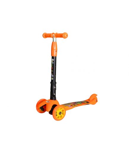 Самокат складной, регулируемый по высоте, от 3 лет, подшипн.ABEC 7 orange Skater