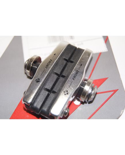 ASHIMA Колодки ARS45CR-P-M-AL картриджные серебристые, шоссейные, 53 мм, совместимы с Shimano (2015), изображение 4