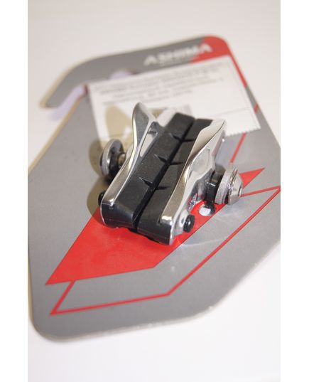 ASHIMA Колодки ARS45CR-P-M-AL картриджные серебристые, шоссейные, 54 мм, совместимы с Shimano (2015), изображение 2