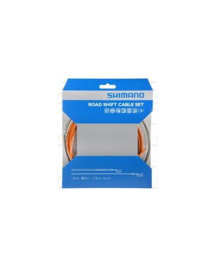 Трос+оплетка перекл Shimano SP41 оранж Y60098017 (10210020/230413/0005190, ЯПОНИЯ), изображение 2