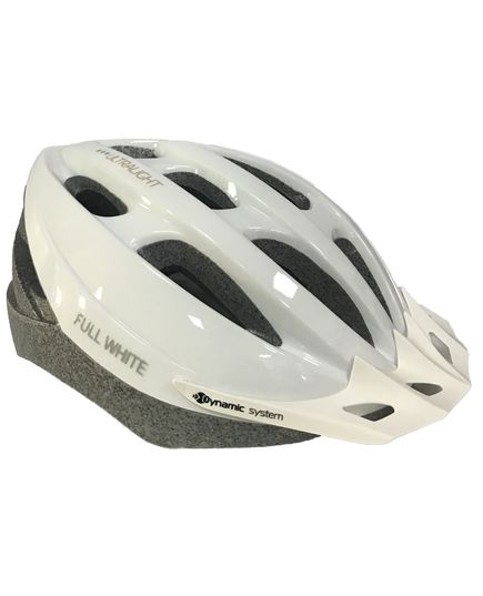 Шлем взрослый, 19 вент. отверстий, размер M/L(57-62), белый, инд. уп. Vinca Sport