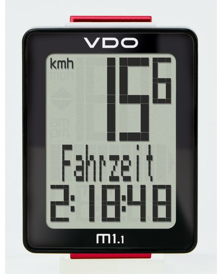 Велокомп. 4-30010 VDO M1.1 NEW 5 ф-ций 3-строчный дисплей черно-белый (Германия)