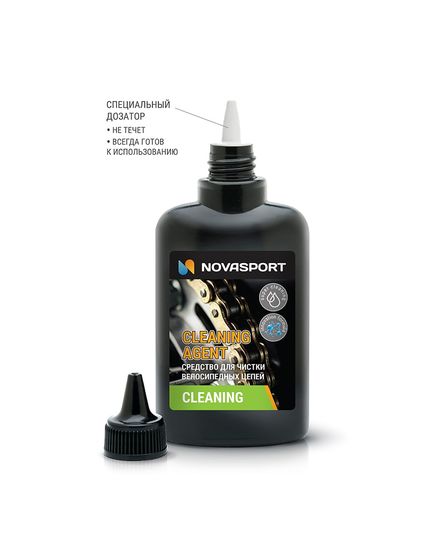 Средство Novasport д/чистки велосипедных цепей Cleaning 100 ml, изображение 4