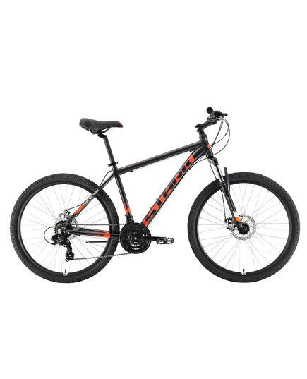 Велосипед Stark'21 Indy 26.1 D Shimano черный/оранжевый 16" (16")