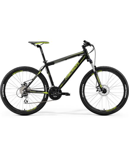 Велосипед MTB Merida Matts 6.20-MD Matt Black (green) (2017)