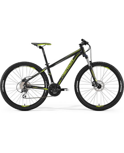 Велосипед MTB Merida Big.Seven 20-D Matt Black (green) (2017)