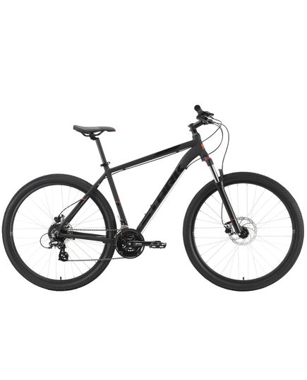 Велосипед Stark'22 Hunter 29.3 HD чёрный/оранжевый 22"