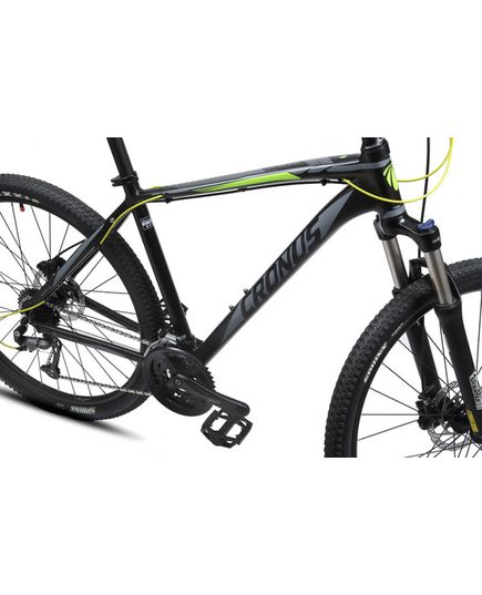 Велосипед MTB Cronus Holts 4.0 27.5 Черный/Серый/Желтый (2017), изображение 3