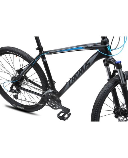 Велосипед MTB Cronus Holts 5.0 27.5 Черный/Серый/Голубой (2017), изображение 3