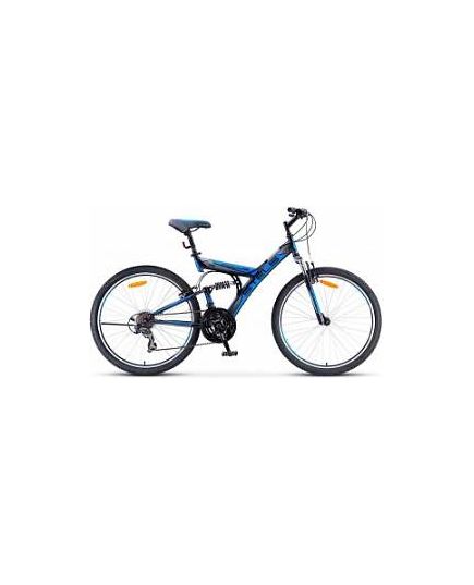 Велосипед Stels Focus 26" V 18 sp V030 Черный/Синий (18"), изображение 2