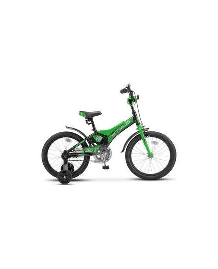 Велосипед Stels 16" Jet Z010 (Черный/Зелёный) (16")