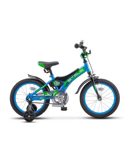 Велосипед Stels 16" Jet Z010  (Голубой/Зелёный) (16")